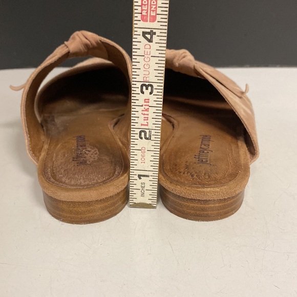 Jeffrey Campbell Charlie Pink Suede Slip On Mule Flat Shoes Size 7M - Picture 14 of 17